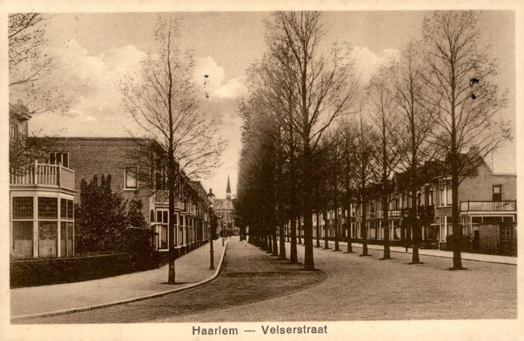 Haarlem Velserstraat # 579, Verzenden, 1920 tot 1940, Gelopen, Noord-Holland