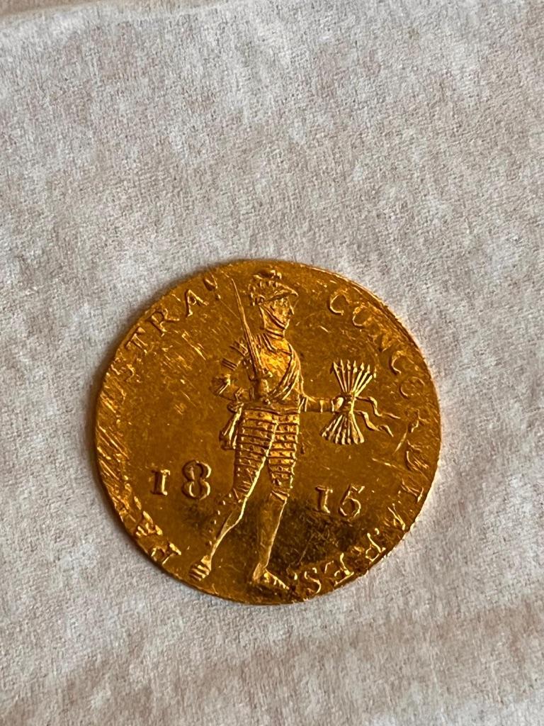 3,5 g. goud - 23,6 karaat - Gouden Dukaat 1815 - NUMISMAAT, Koning Willem I, Losse munt, Goud, Overige waardes