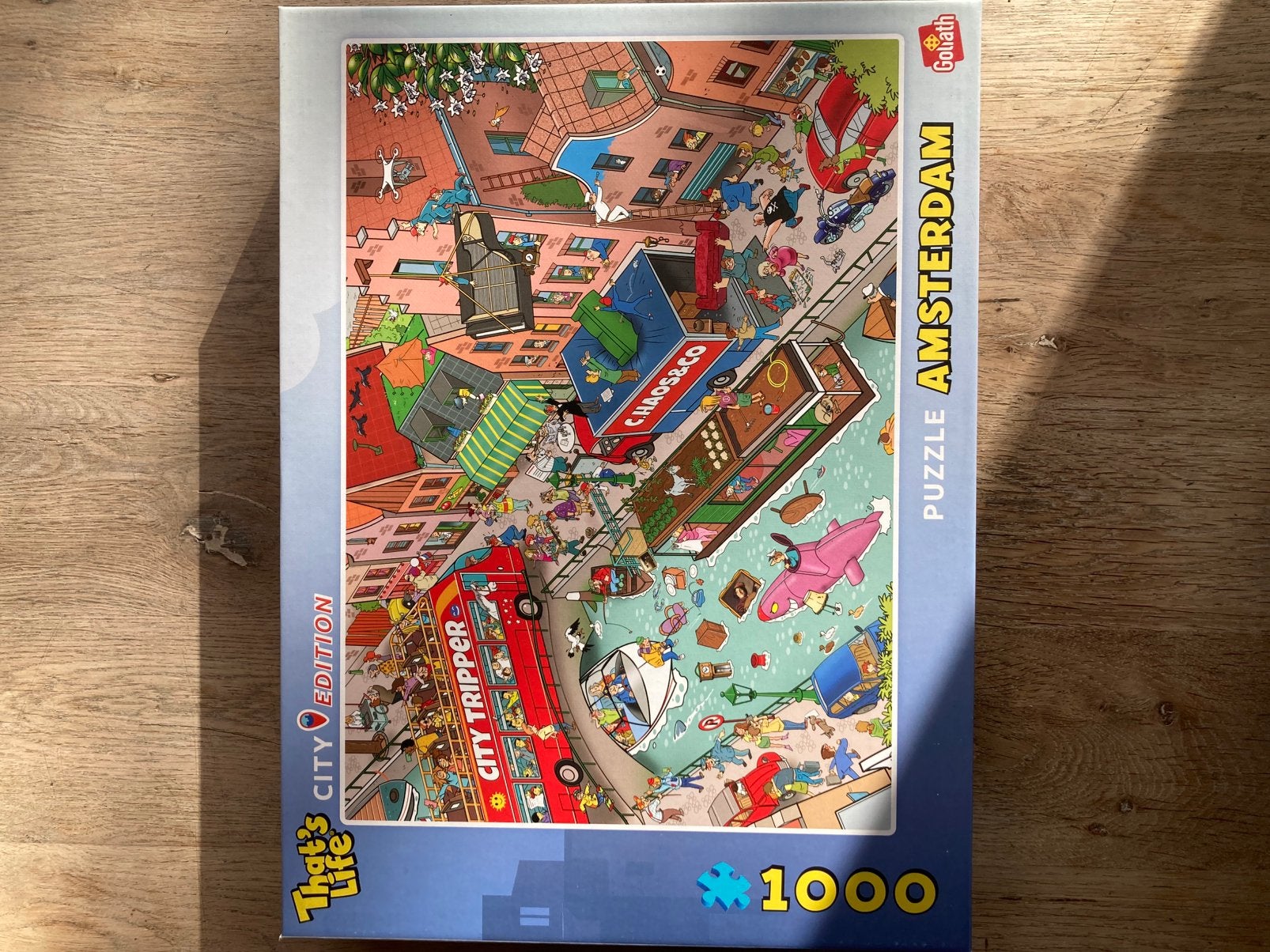 That’s Life puzzel city edition  1000 stukjes, Hobby en Vrije tijd, Ophalen of Verzenden, 500 t/m 1500 stukjes, Gebruikt, Legpuzzel