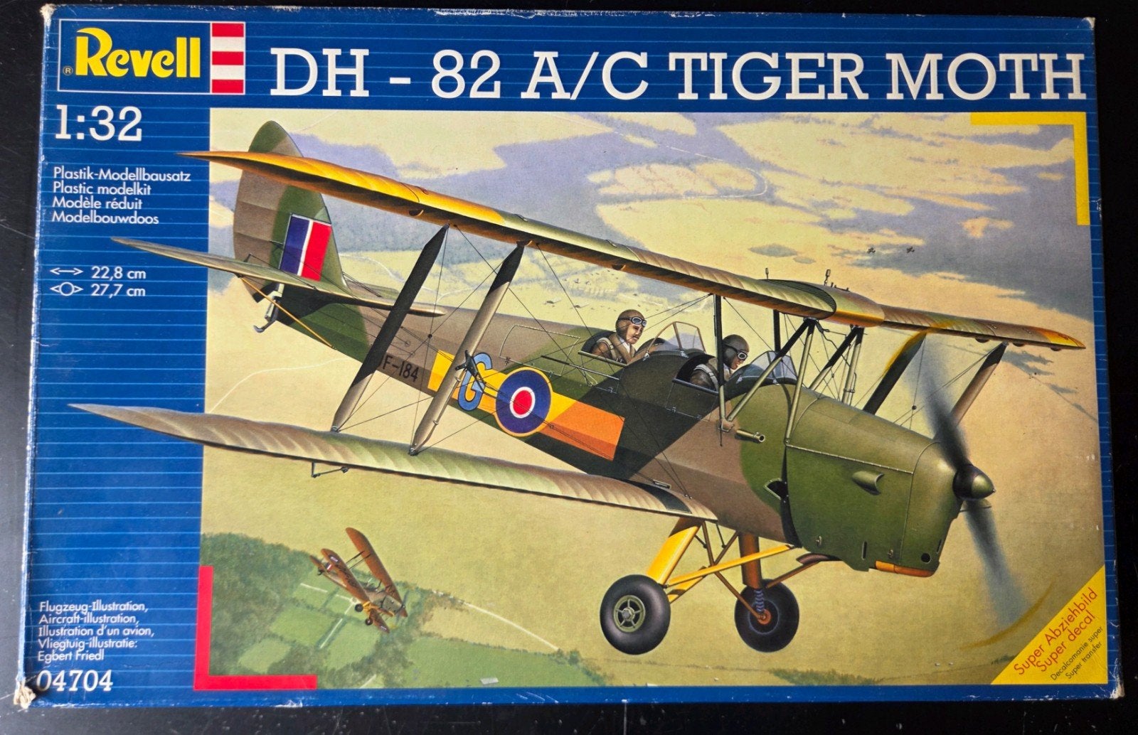 Revell DH-82 A/C Tiger Moth 1:32, Revell, Ophalen of Verzenden, Zo goed als nieuw, Groter dan 1:72
