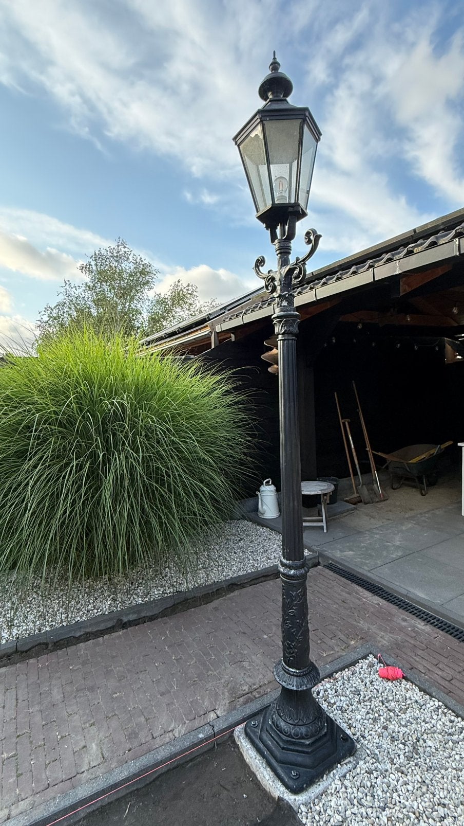 KS lantaarnpaal V2 buitenverlichting, Tuin en Terras, Ophalen, Staande lamp, 50 tot 250 watt, Netvoeding