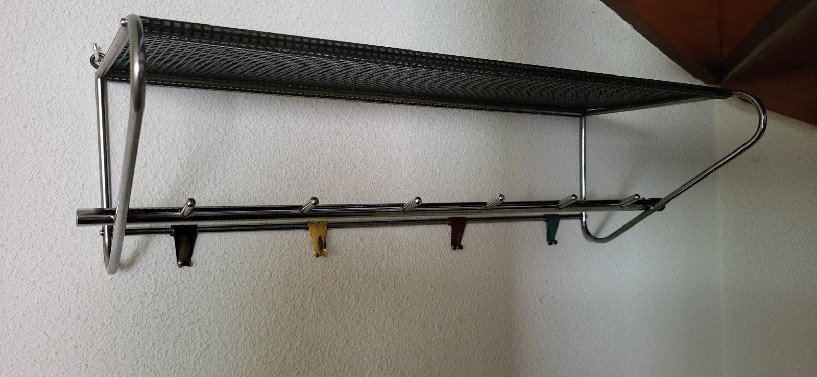 Vintage kapstok design Tjerk Reijenga, Huis en Inrichting, Woonaccessoires | Kapstokken, Ophalen, Metaal, Wandkapstok, Minder dan 100 cm
