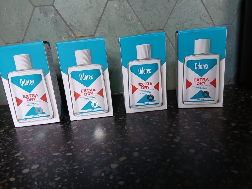 4 flesjes odorex extra dry 50 ml., Ophalen of Verzenden, Nieuw, Deodorant of Bodyspray