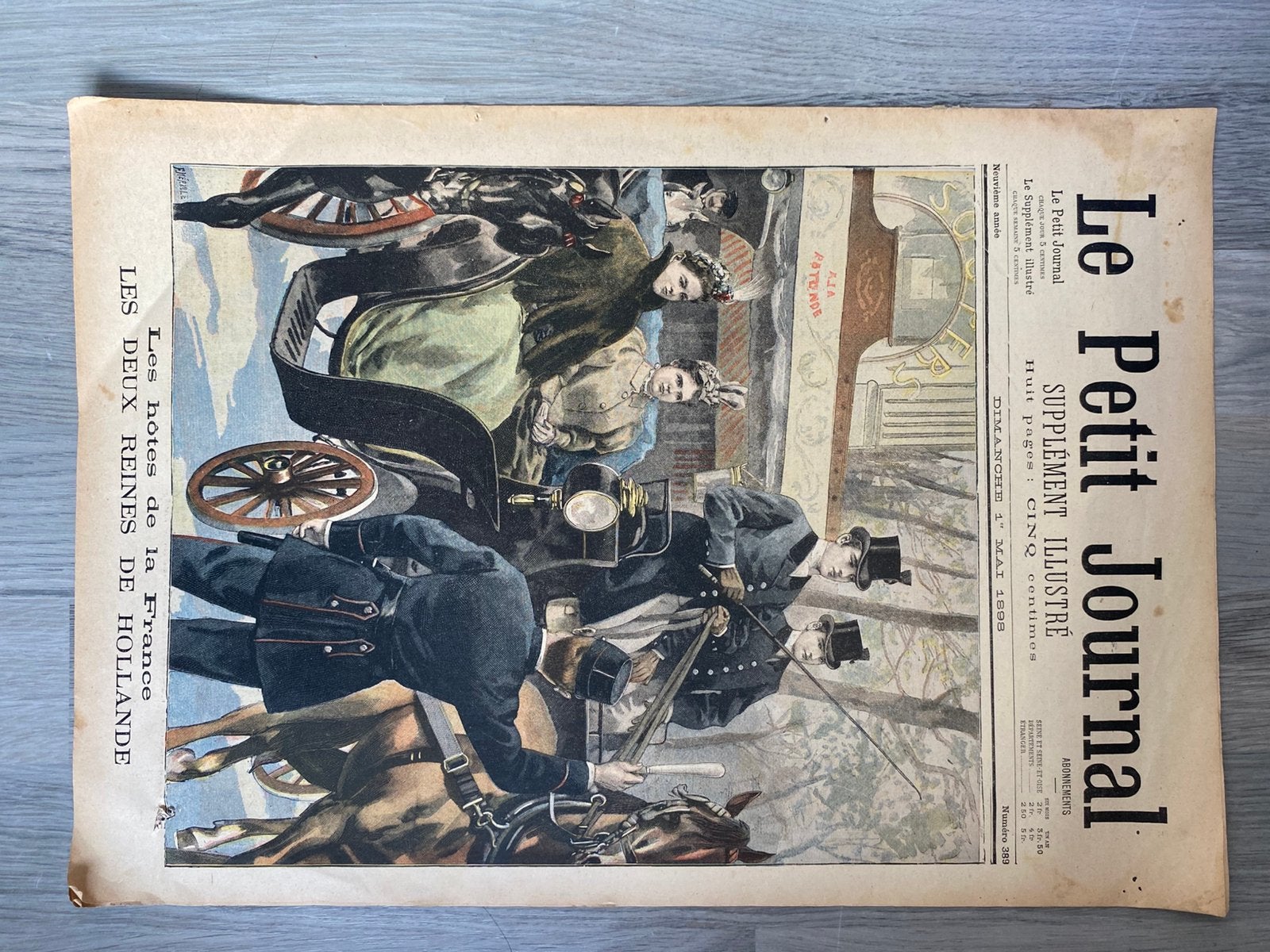 Le Petit Journal 1898 frans oud tijdschrift magazine, Ophalen of Verzenden, Gelezen