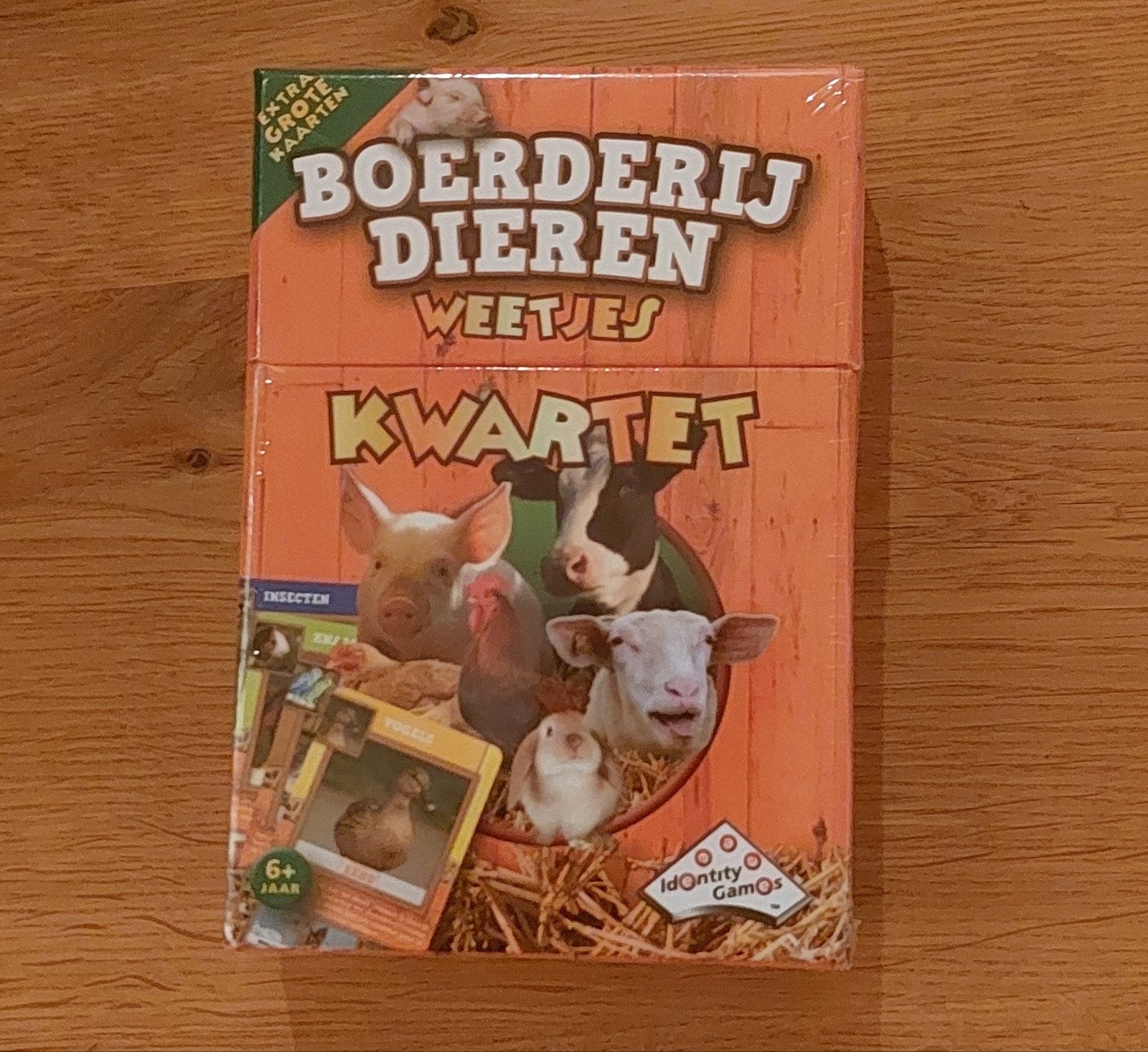 Kwartet Boerderijdieren Weetjes - Nieuw in verpakking, Drie of vier spelers, Ophalen of Verzenden, Nieuw