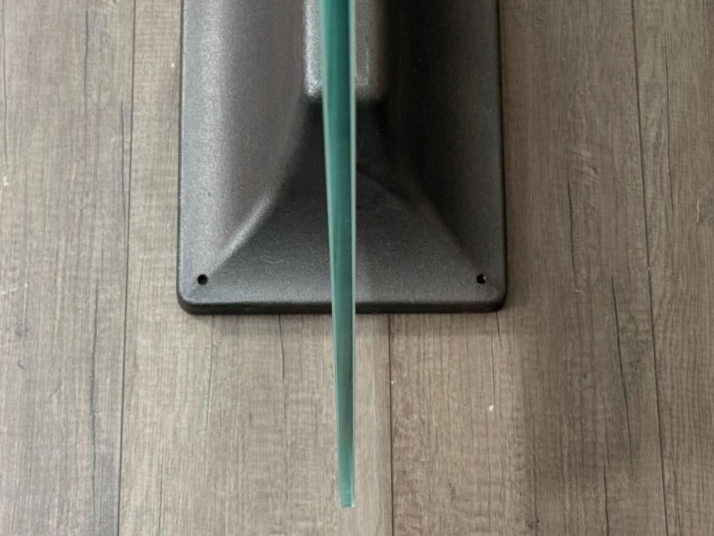 Glazen Kamerscherm bij TheReSales, Huis en Inrichting, Woonaccessoires | Kamerschermen, Ophalen, Zo goed als nieuw