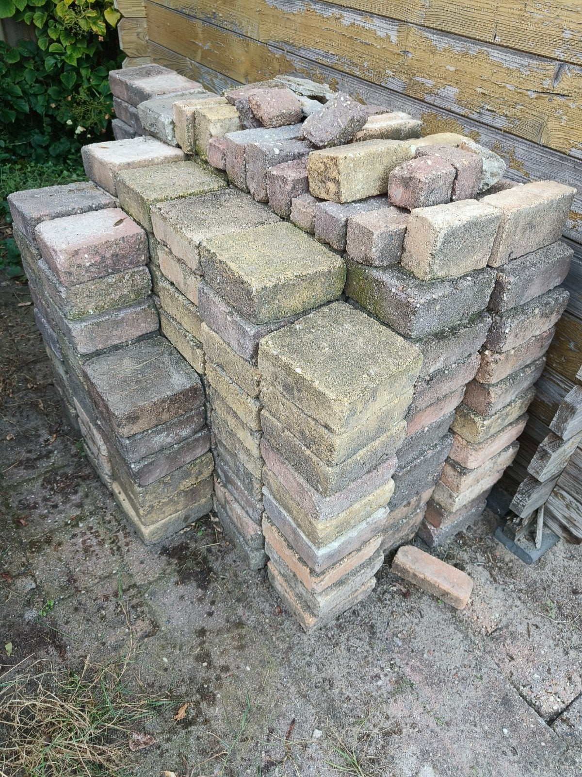 Gebruikte terras tegels, Tuin en Terras, Ophalen, Gebruikt, 10 m² of meer, Beton
