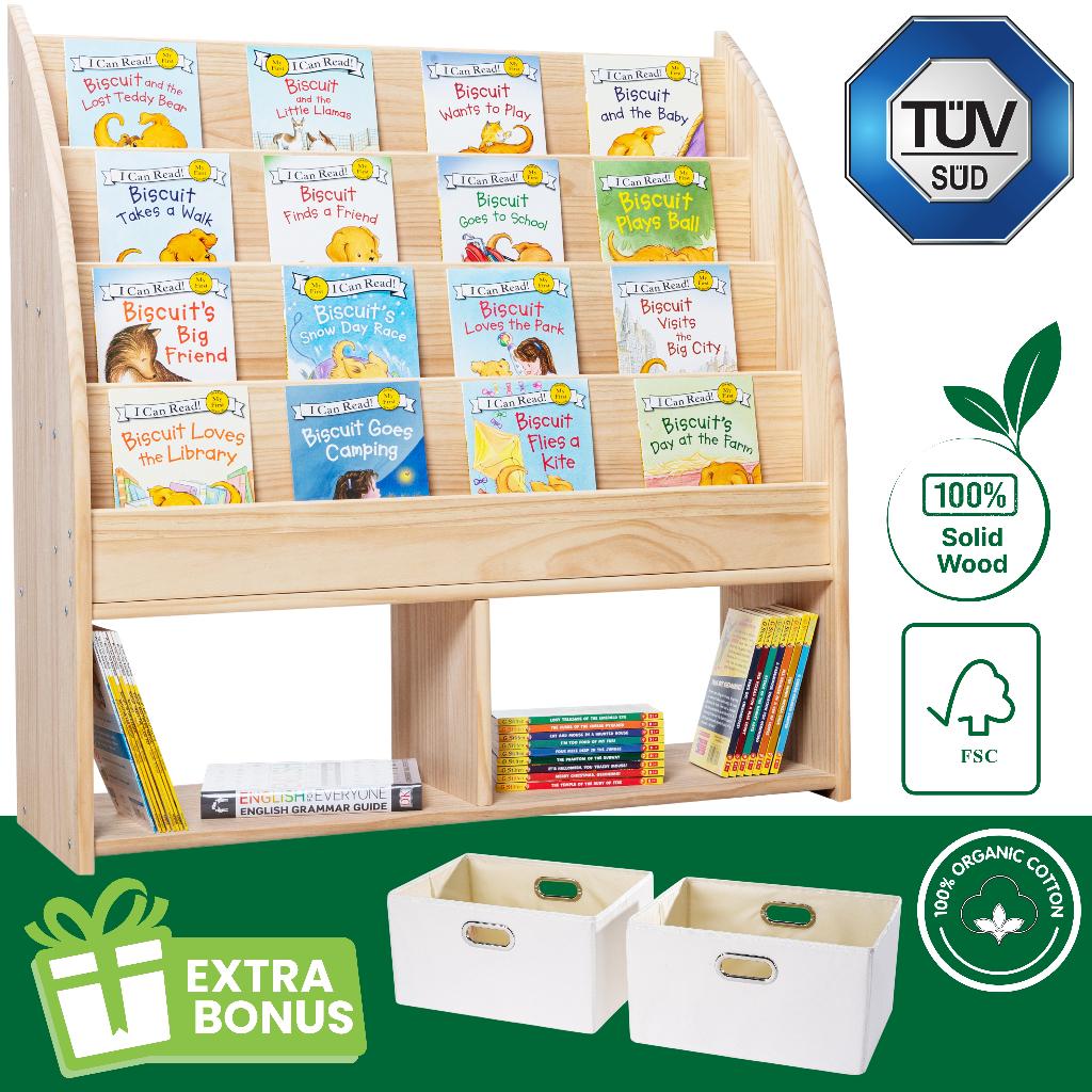 NIEUW! Gratis verzending - Opruiming - Kinderboekenkast Plus, Kast, Verzenden, Nieuw, 75 tot 100 cm