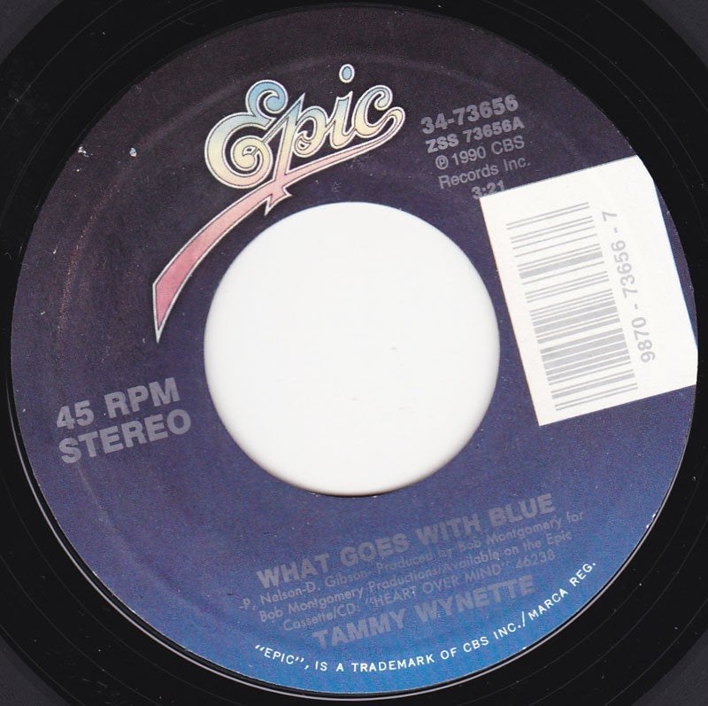 Tammy Wynette - What Goes With Blue 7", Ophalen of Verzenden, Zo goed als nieuw, 7 inch, Country en Western