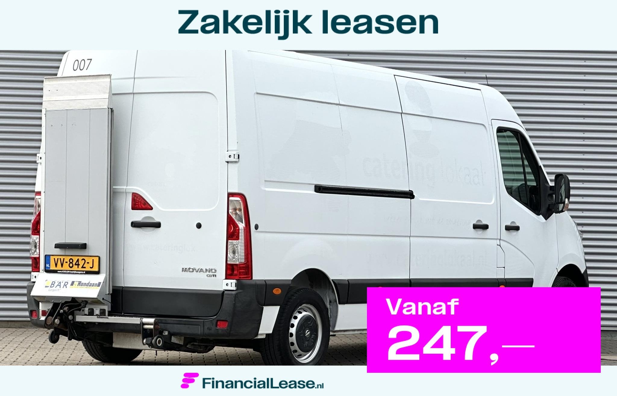 Opel Movano 2.3 CDTI L3H2 bus met laadklep, Euro 5, Stof, Gebruikt, 4 cilinders