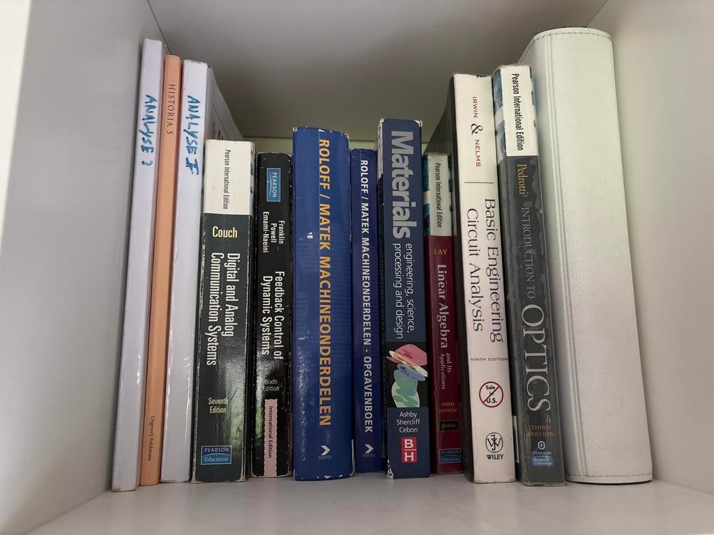 Diverse Studieboeken: Analyse, Materiaal, Elektronica, Boeken, Studieboeken en Cursussen, Ophalen of Verzenden, Beta, Gelezen