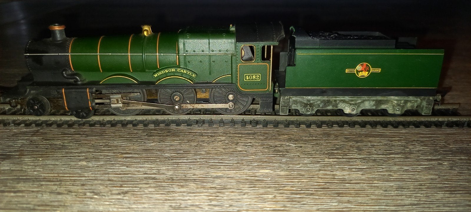 Tri-ang Spoor TT 1:120 Locomotief Windsor Castle 4082, Overige merken, Gebruikt, Ophalen of Verzenden, Gelijkstroom