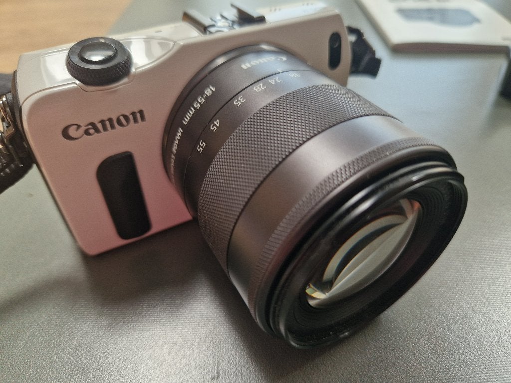 Canon compactcamera Eos M, Canon, Ophalen of Verzenden, Zo goed als nieuw, Geheugenkaart