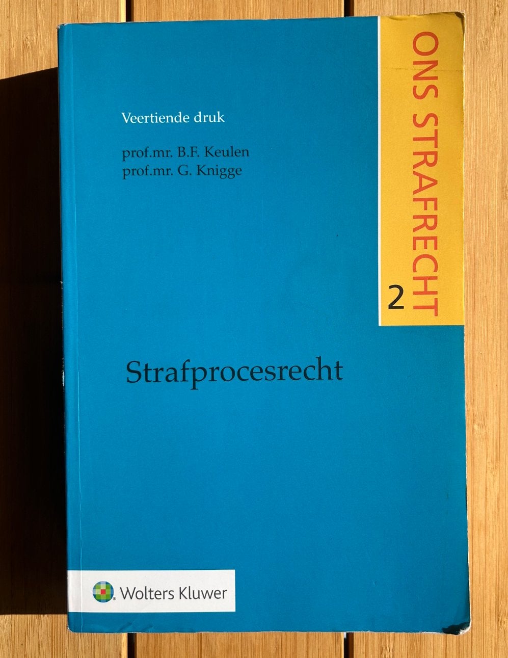 Strafprocesrecht 14e druk, Gamma, B.F. Keulen, Ophalen of Verzenden, WO