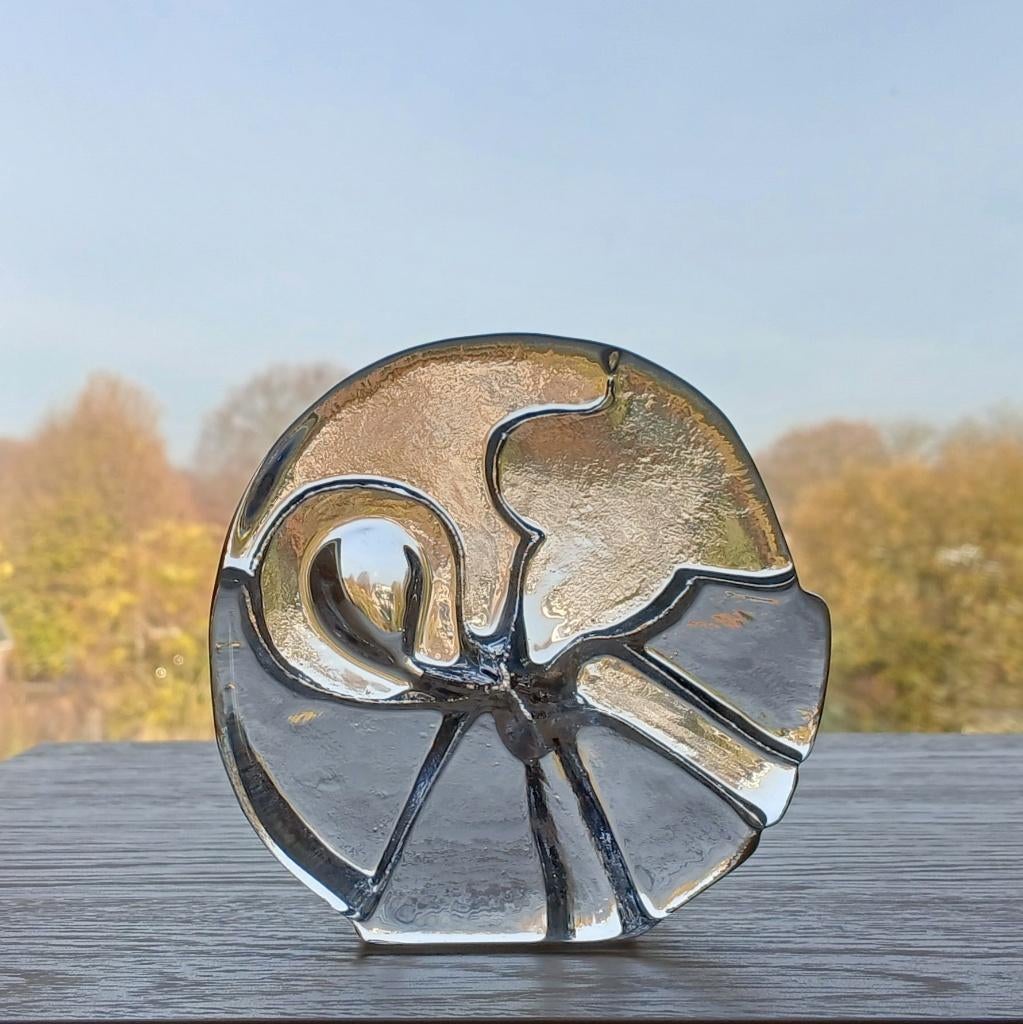 Glasobject Presse-papier Kristal Royal Leerdam, Antiek en Kunst, Ophalen of Verzenden