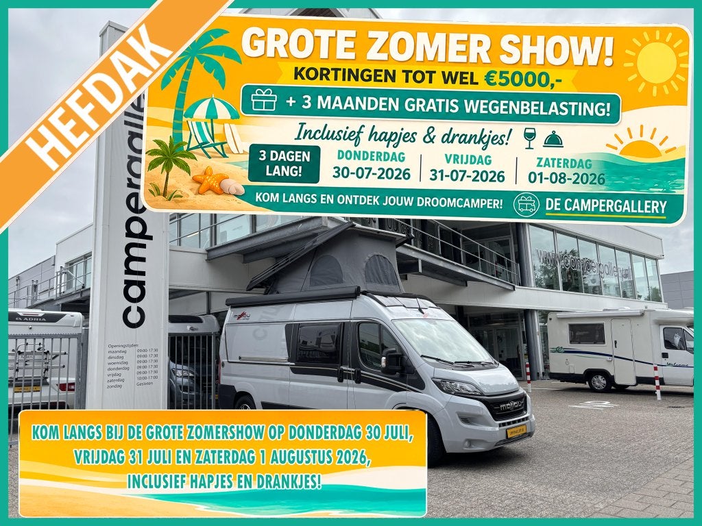Carthago Malibu 600 LE ENKELE BEDDEN + HEFDAK 9T AUTOMAAT, Automaat, Buscamper of Camperbus, Fiat, 6 tot 7 meter