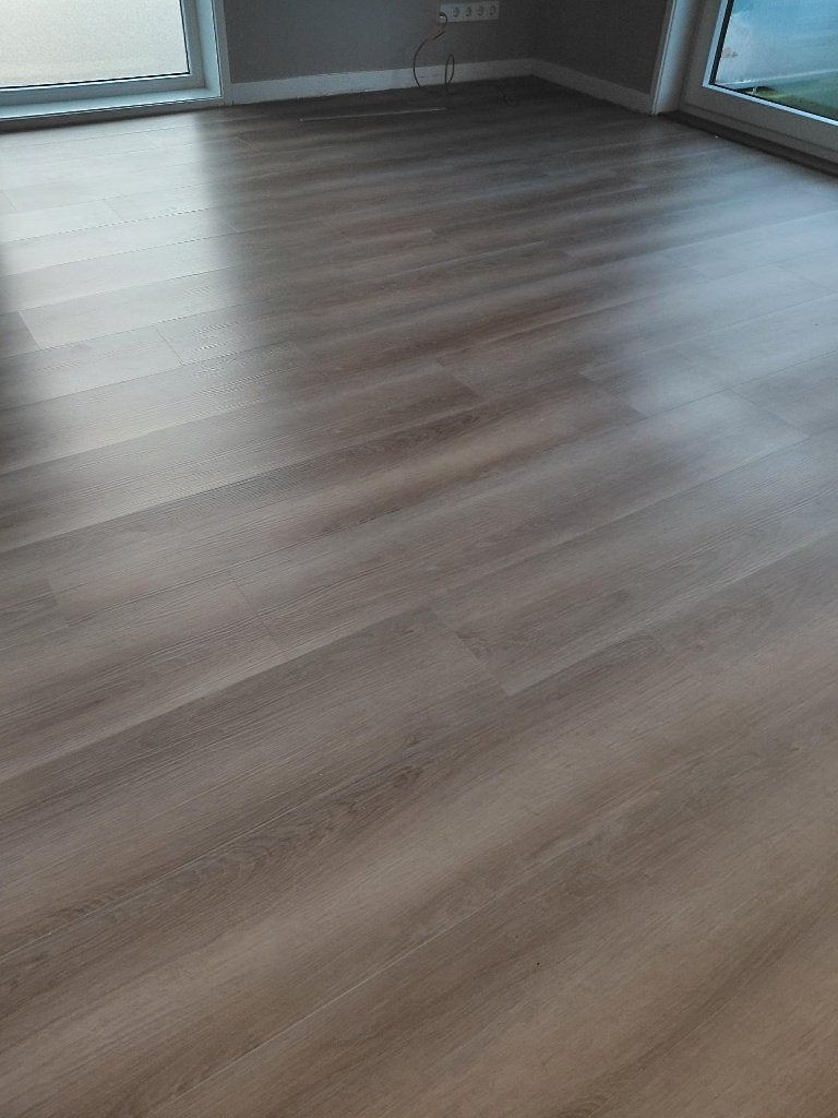 click pvc met geintegreerde ondervloer, Ophalen, Zo goed als nieuw, Beige, Overige typen