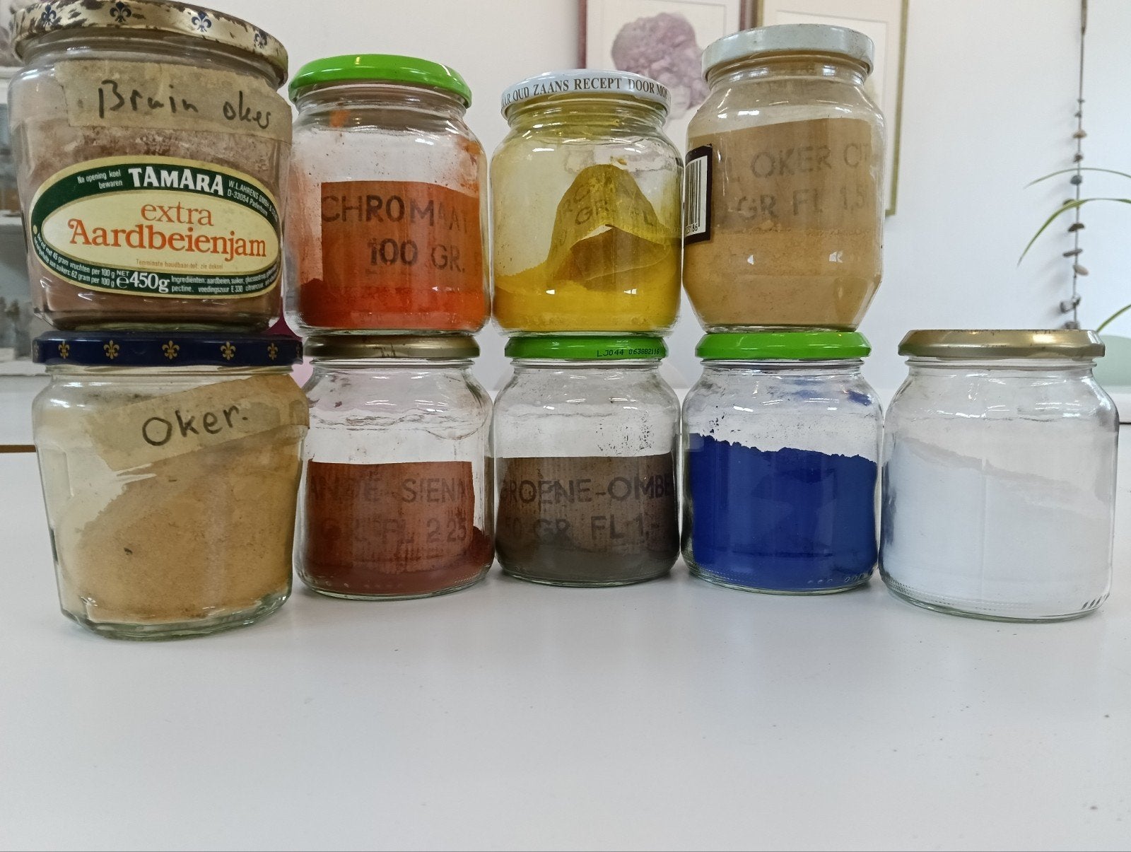 8 verf pigmenten van molen de Kat, Ophalen of Verzenden, Nieuw