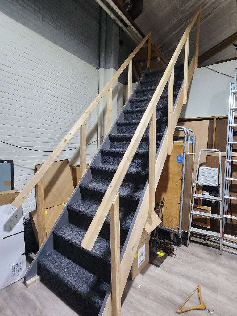 Houten trap, Ophalen, Gebruikt, Trap, 2 tot 4 meter