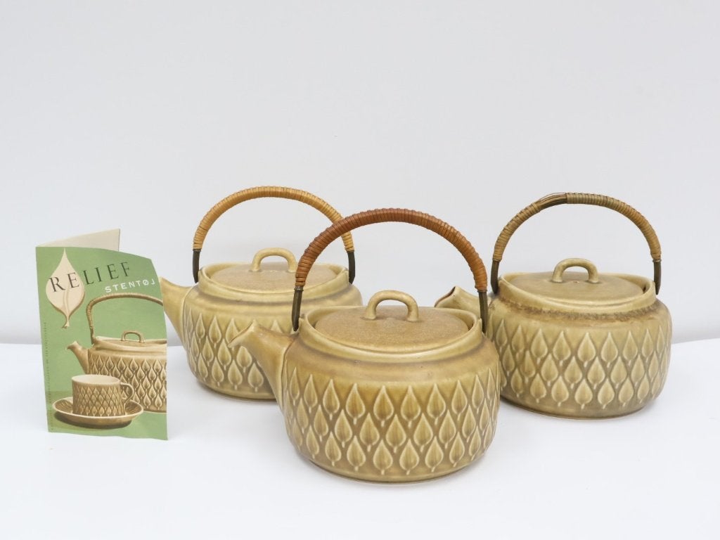 Vintage Theepot Jens Quistgaard serie relief, Vintage, Ophalen of Verzenden, Zo goed als nieuw, Theepot