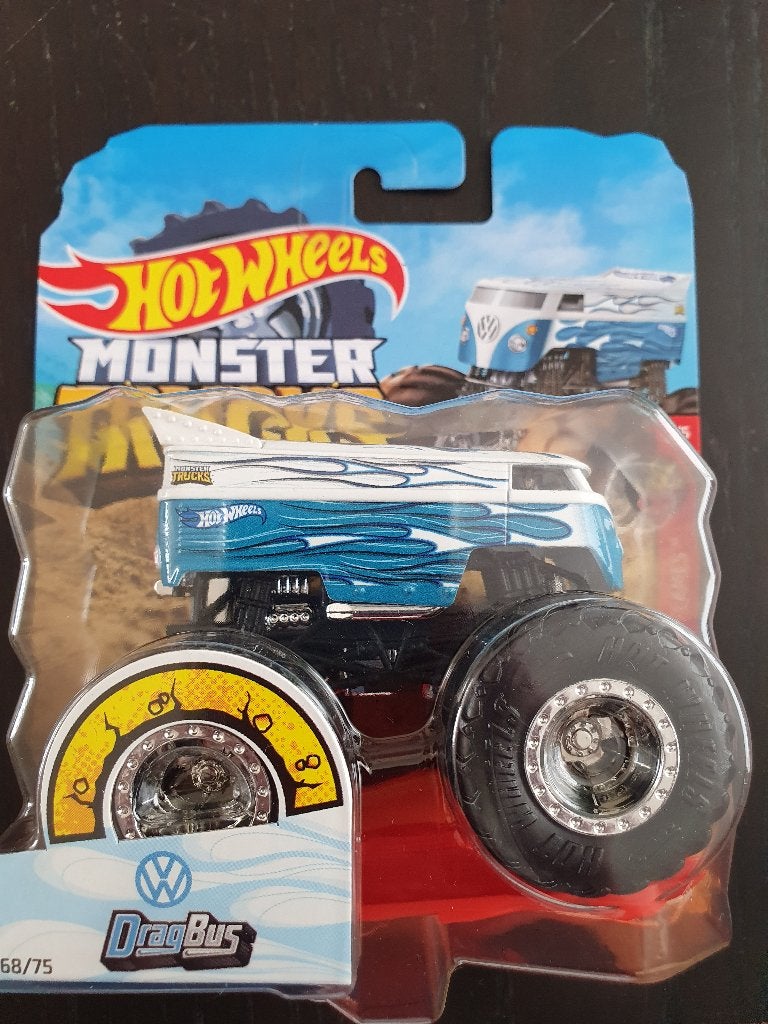 Hot Wheels Monster Trucks Volkswagen Drag Bus HotWheels, Verzenden, Nieuw, Auto