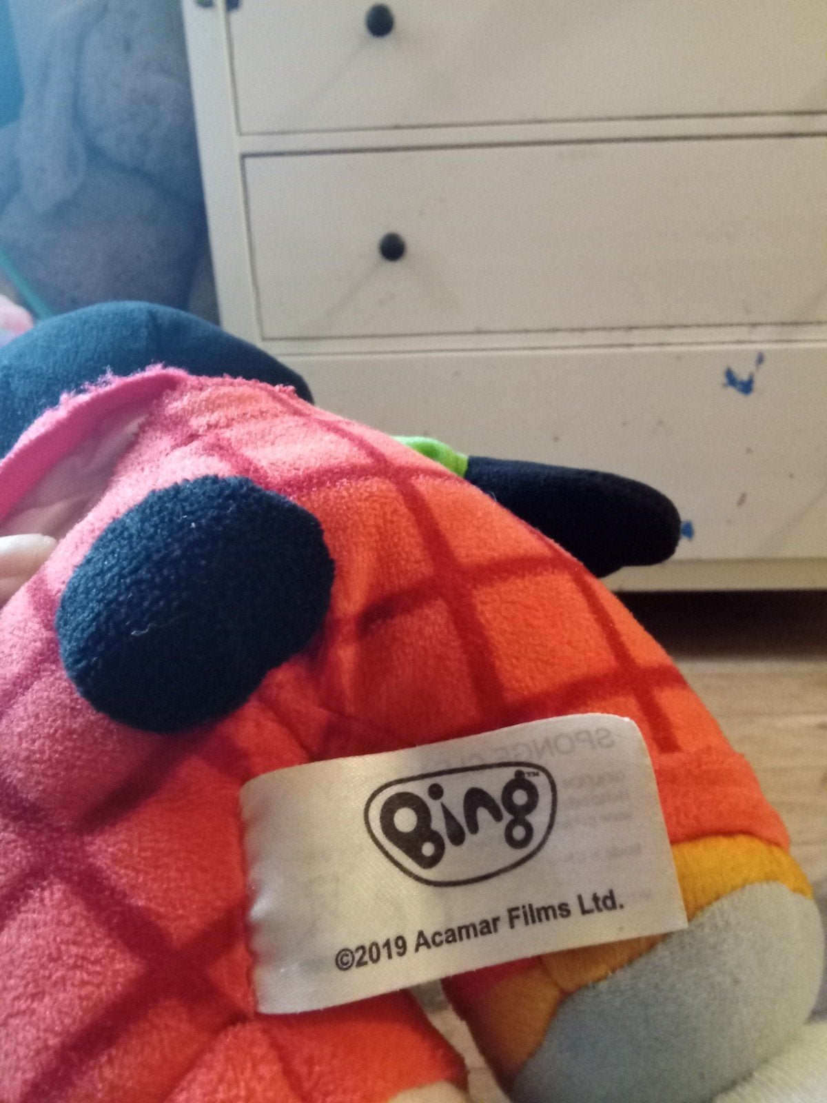 schattige pratende Bing knuffel aan en uit knop, Kinderen en Baby's, Disney, Met geluid, Overige typen, Nieuw