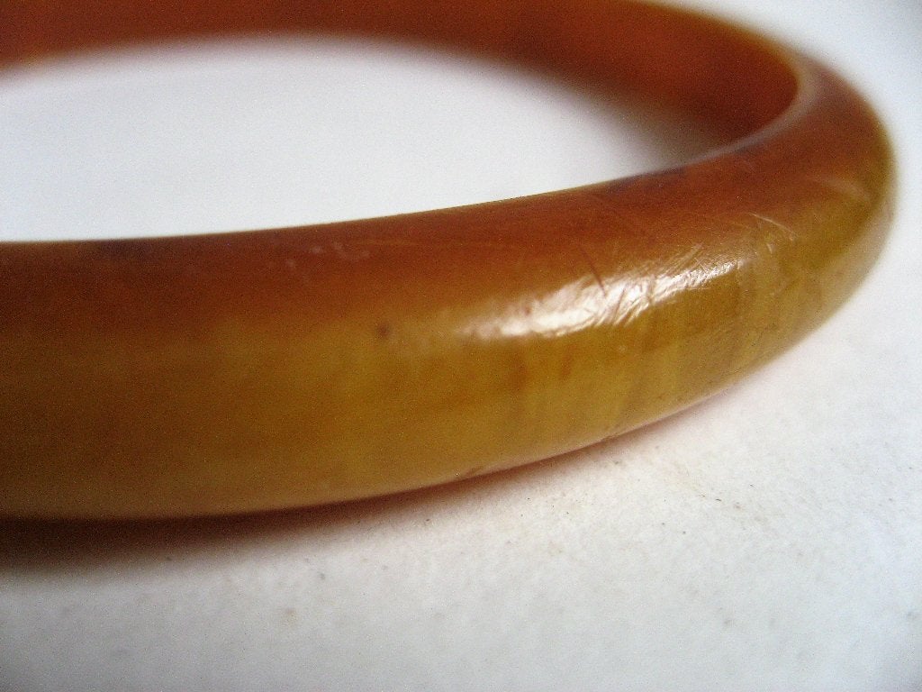 Antieke bakeliet barnsteen armband jaren 30, Ophalen of Verzenden, Dames