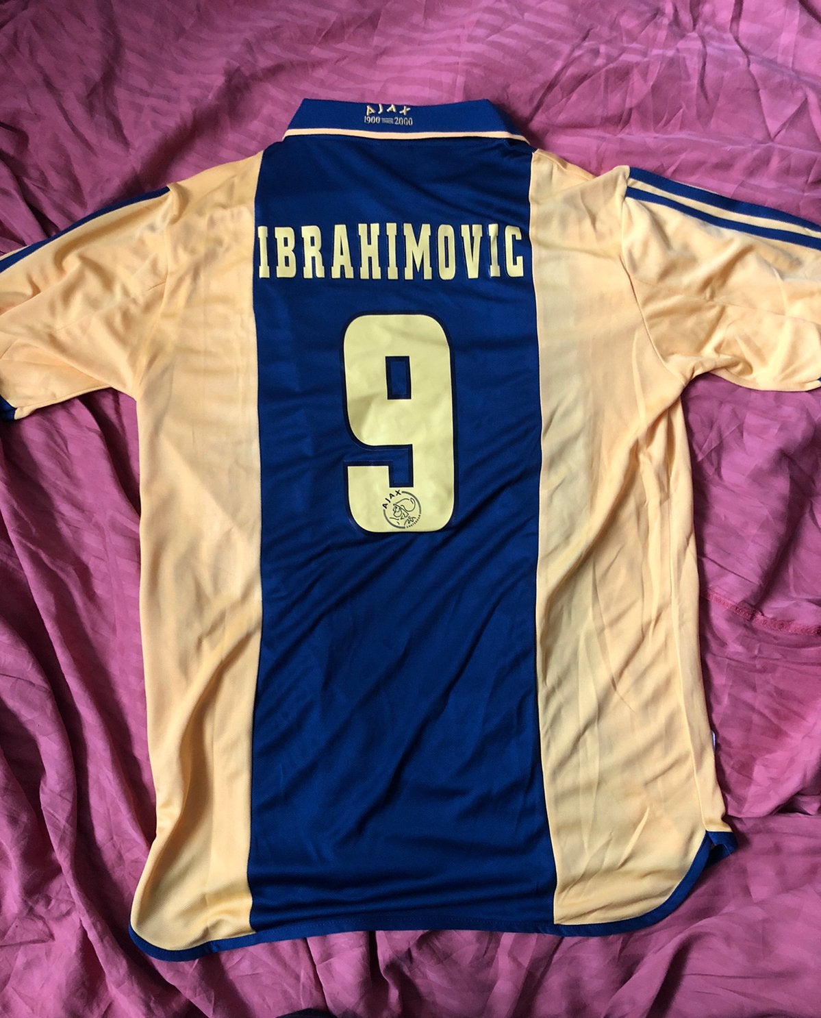 Ibrahimovic Ajax retro voetbalshirt maat M, Ophalen of Verzenden, Zo goed als nieuw, Ajax, Shirt