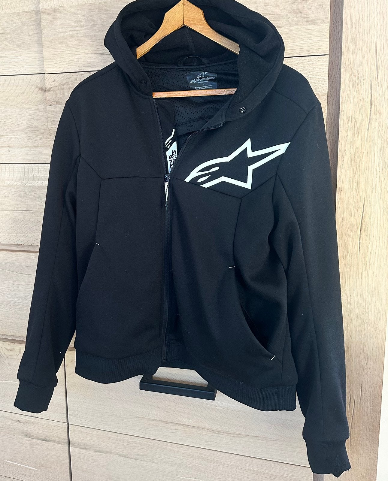 Alpinestars Chrome V2 Sport Hoodie heren  - Maat L, Motoren, Ophalen of Verzenden, Tweedehands, Heren, Jas | textiel