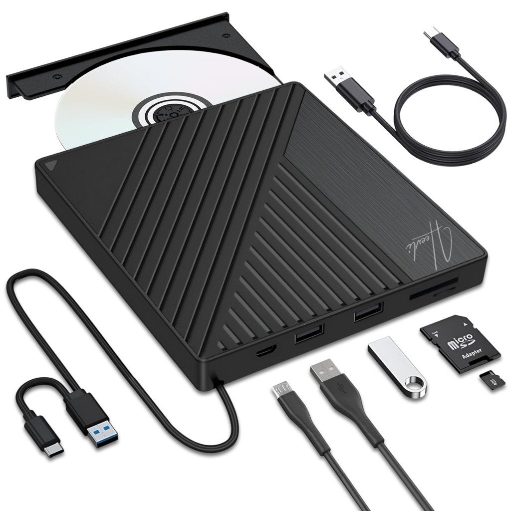 Heevli Externe DVD Speler-CD Speler&Brander -Optische drive, Verzenden, Dvd, Nieuw, MacOS
