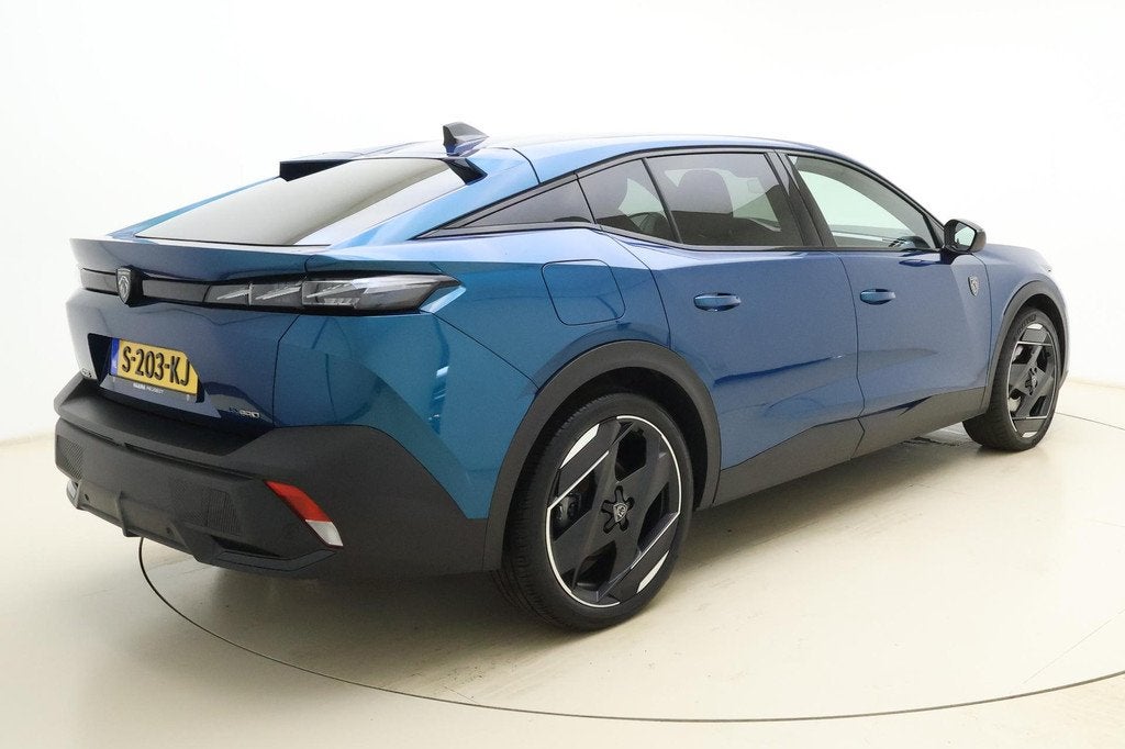 Peugeot 408 1.6 Hybrid GT | Elektr. achterklep | AGR Comfort, Auto's, Peugeot, Gebruikt, 4 cilinders, Blauw, Alcantara