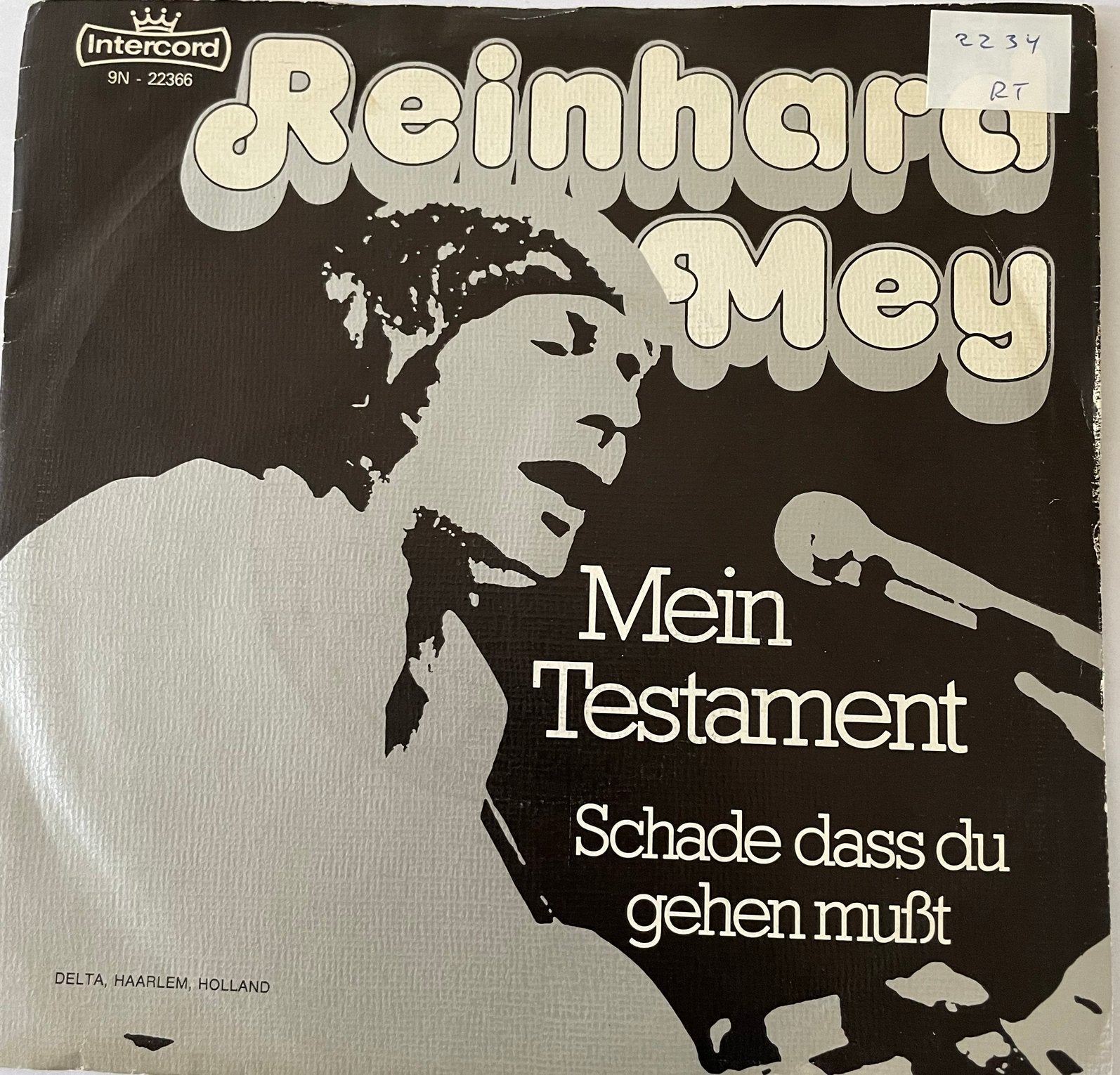 Reinhard Mey - Mein Testament, Ophalen of Verzenden, Zo goed als nieuw, Pop