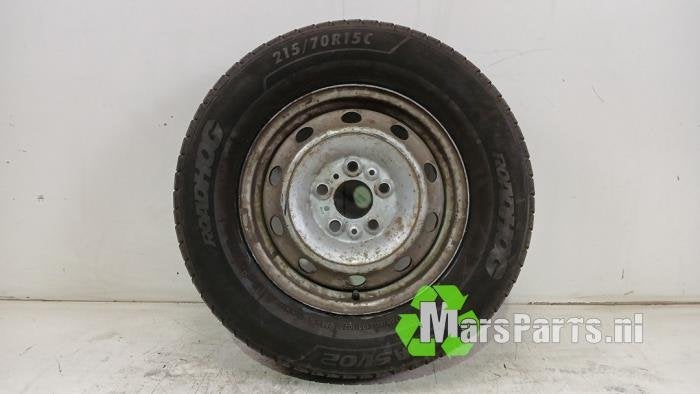 Velgen set + banden van een Fiat Ducato, Gebruikt, -, -, Ophalen of Verzenden
