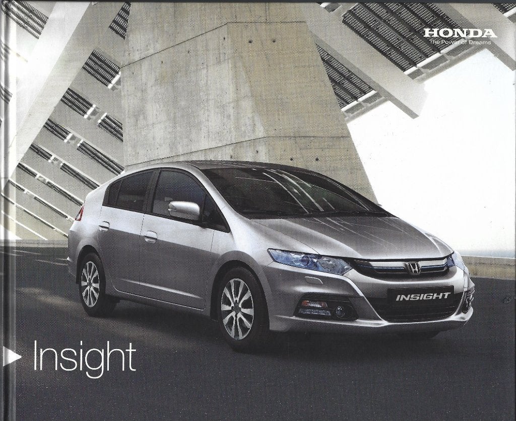 Brochure Honda Insight 2013, Ophalen of Verzenden, Gelezen, Honda