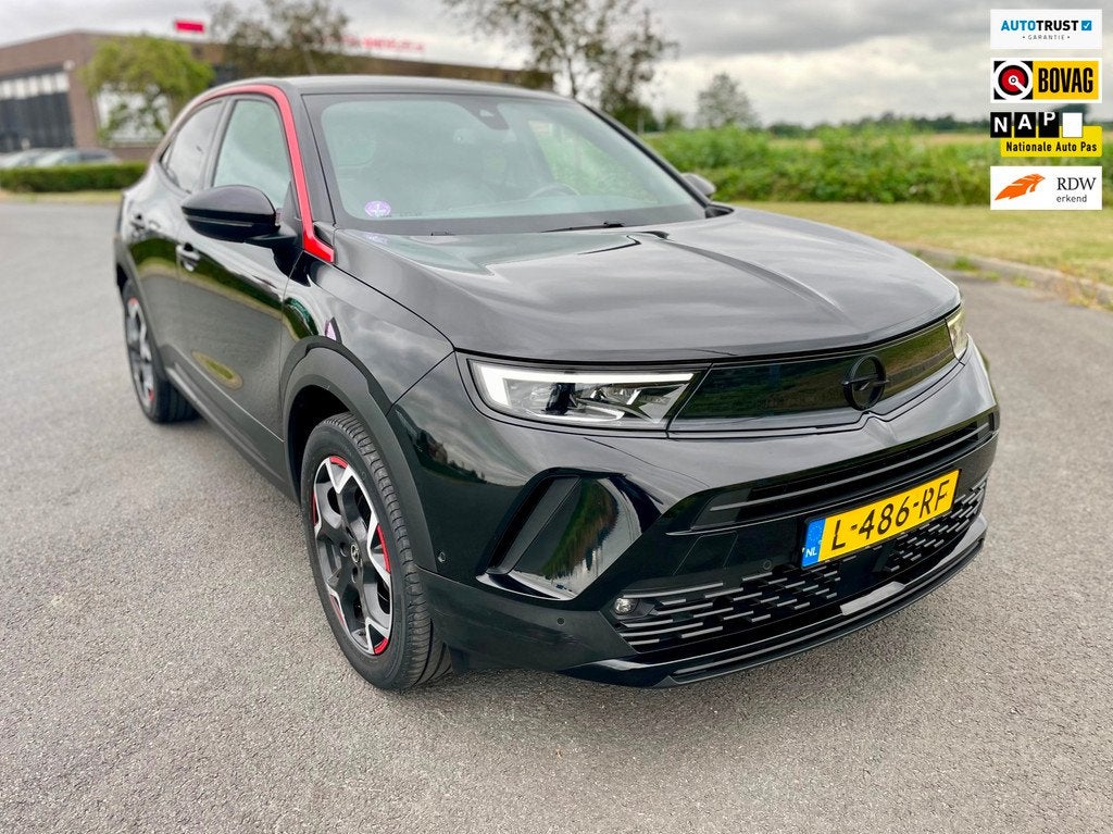 Opel Mokka 1.2 Turbo GS Line Aut, Trekhaak, Acc, Cam, Carpla, Auto's, Opel, Gebruikt, 1199 cc, Zwart, Origineel Nederlands