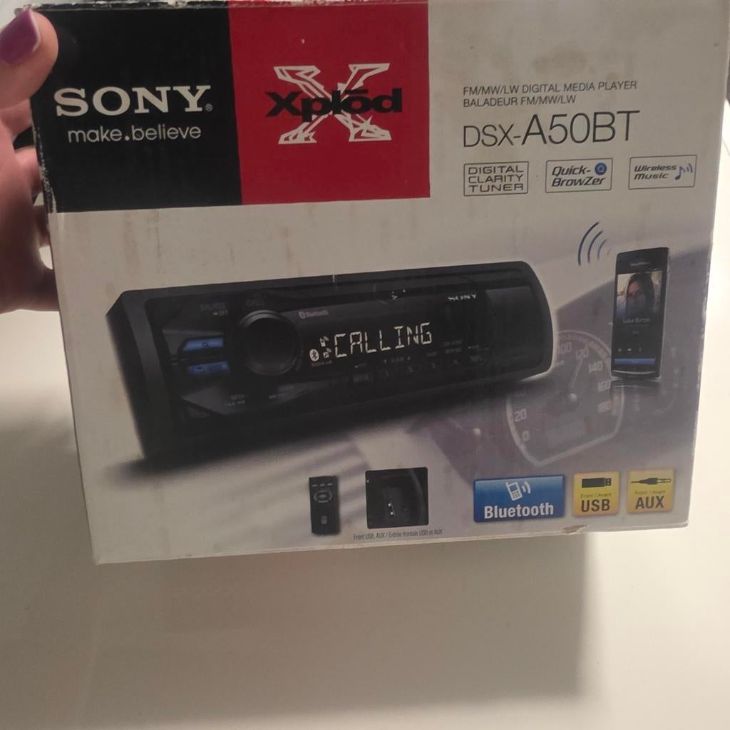 Sony Xplod DSX-A50BT Autoradio met Bluetooth, Ophalen of Verzenden, Zo goed als nieuw