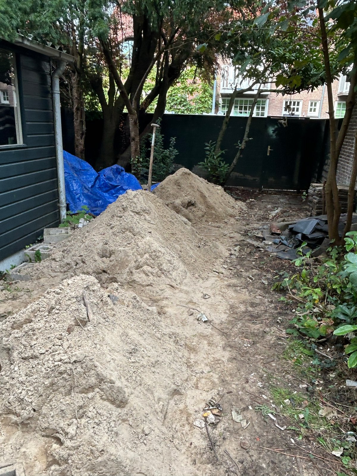 Gratis Ophoogzand/Straatzand af te halen, Tuin en Terras, Ophalen, Gebruikt, Straatzand
