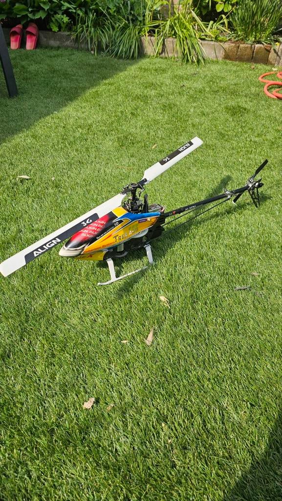 Align Trex 450 RC Helikopter - Zonder ontvanger, Hobby en Vrije tijd, Ophalen, Gebruikt, Elektro, Helikopter
