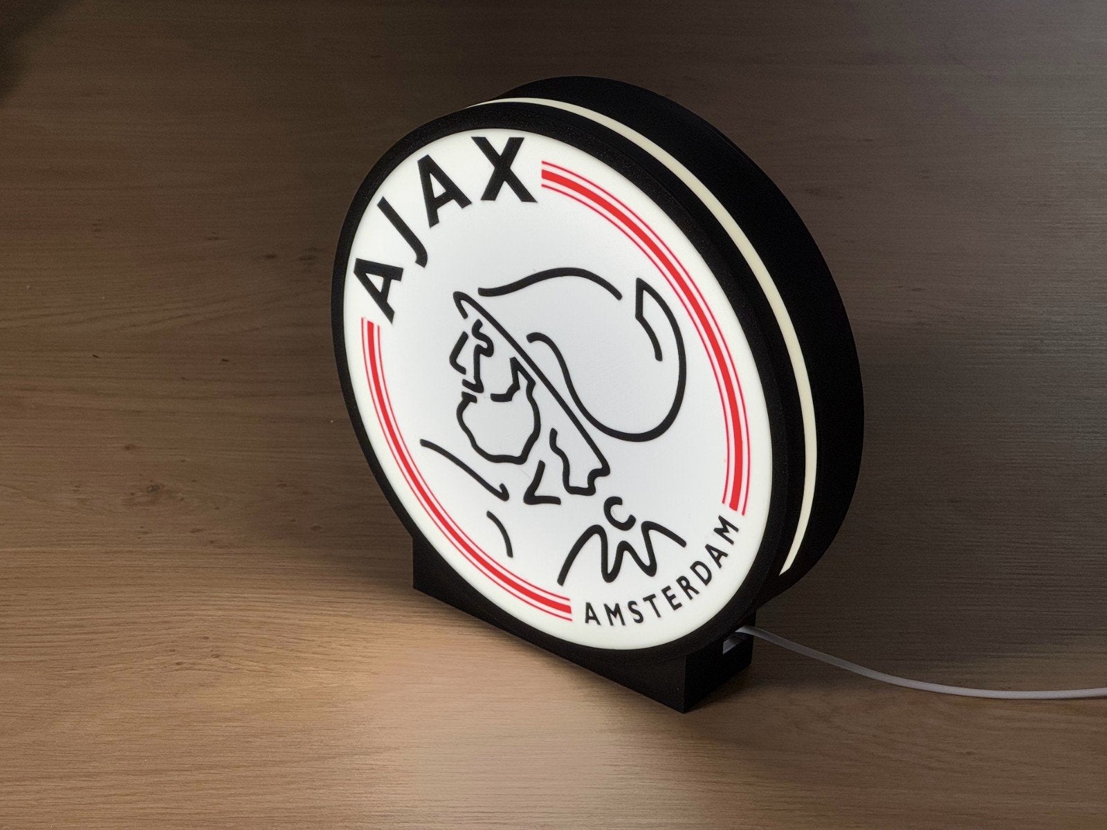 Unieke Ajax LED lamp - Perfect voor de echte fan!, Ophalen of Verzenden, Nieuw, Ajax, Overige typen