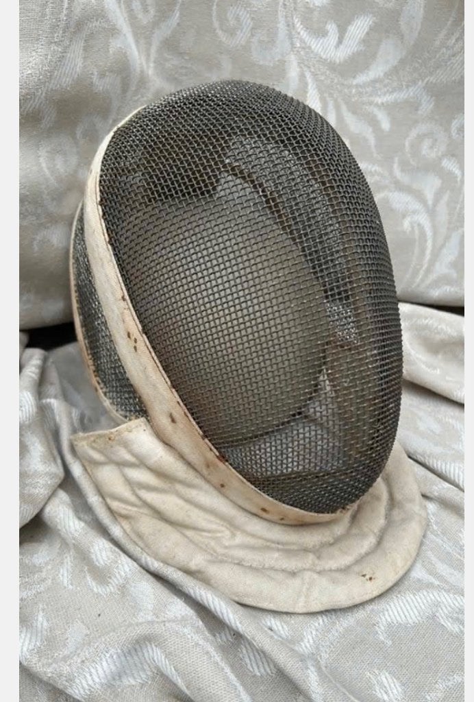 Antiek schermmasker, Antiek en Kunst, Ophalen of Verzenden