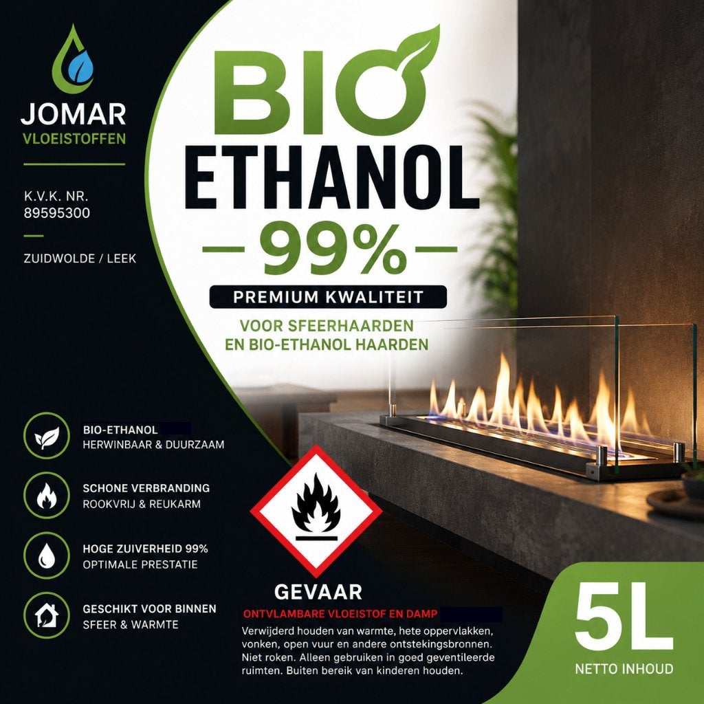 bio ethanol 20liter afhalen leek a euro 55,-, Ophalen, Jomar Vloeistoffen, Stird@live.nl, Nieuw