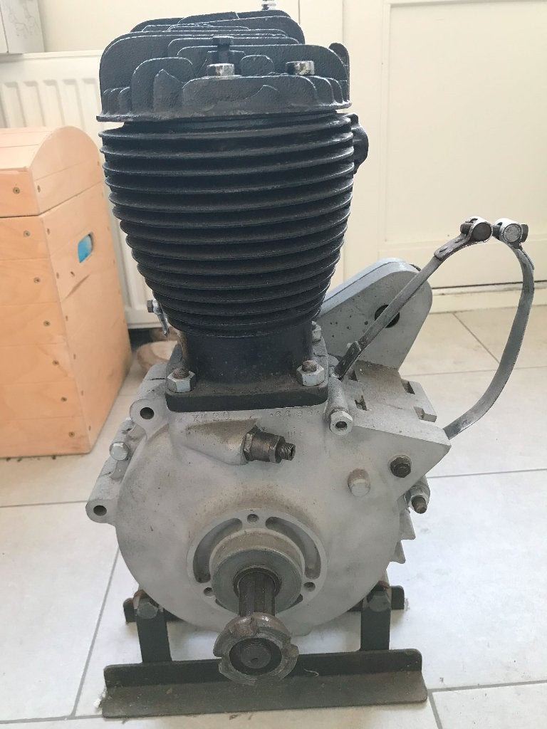 BSA M20 motorblok, Ophalen, Gebruikt