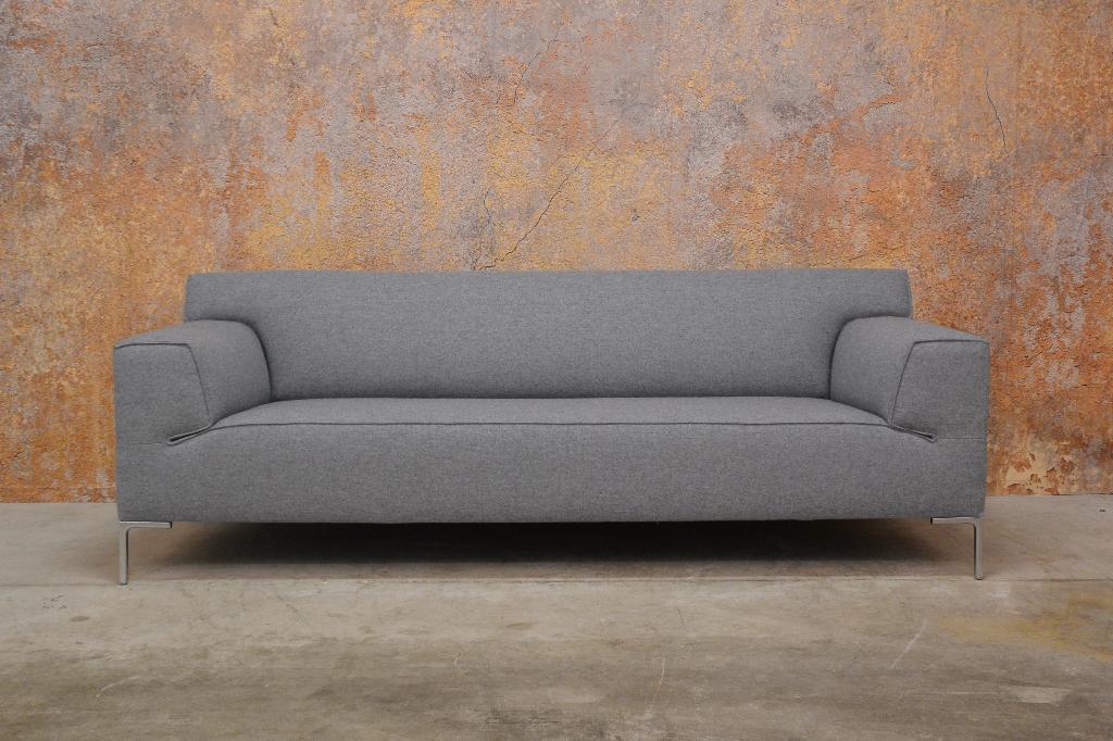 NIEUW beklede Design on Stock Bloq bank in Amdal stof, Stock Bloq, Stock Bloq, 75 tot 100 cm, Ophalen of Verzenden