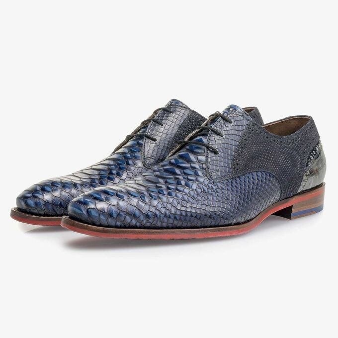 Floris van Bommel maat 10,5 G 1/2 herenschoenen, Blauw, Floris van Bommel, Nieuw, Ophalen of Verzenden