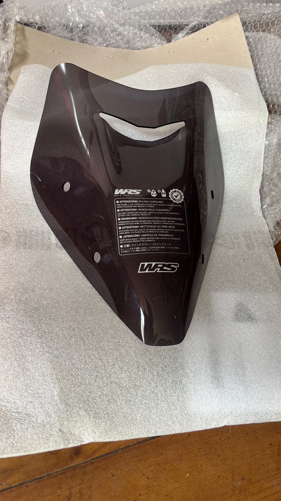 Windscherm WRS Dark Smoked, Sportruit voor TRK 702, Benelli, Ophalen of Verzenden, Nieuw