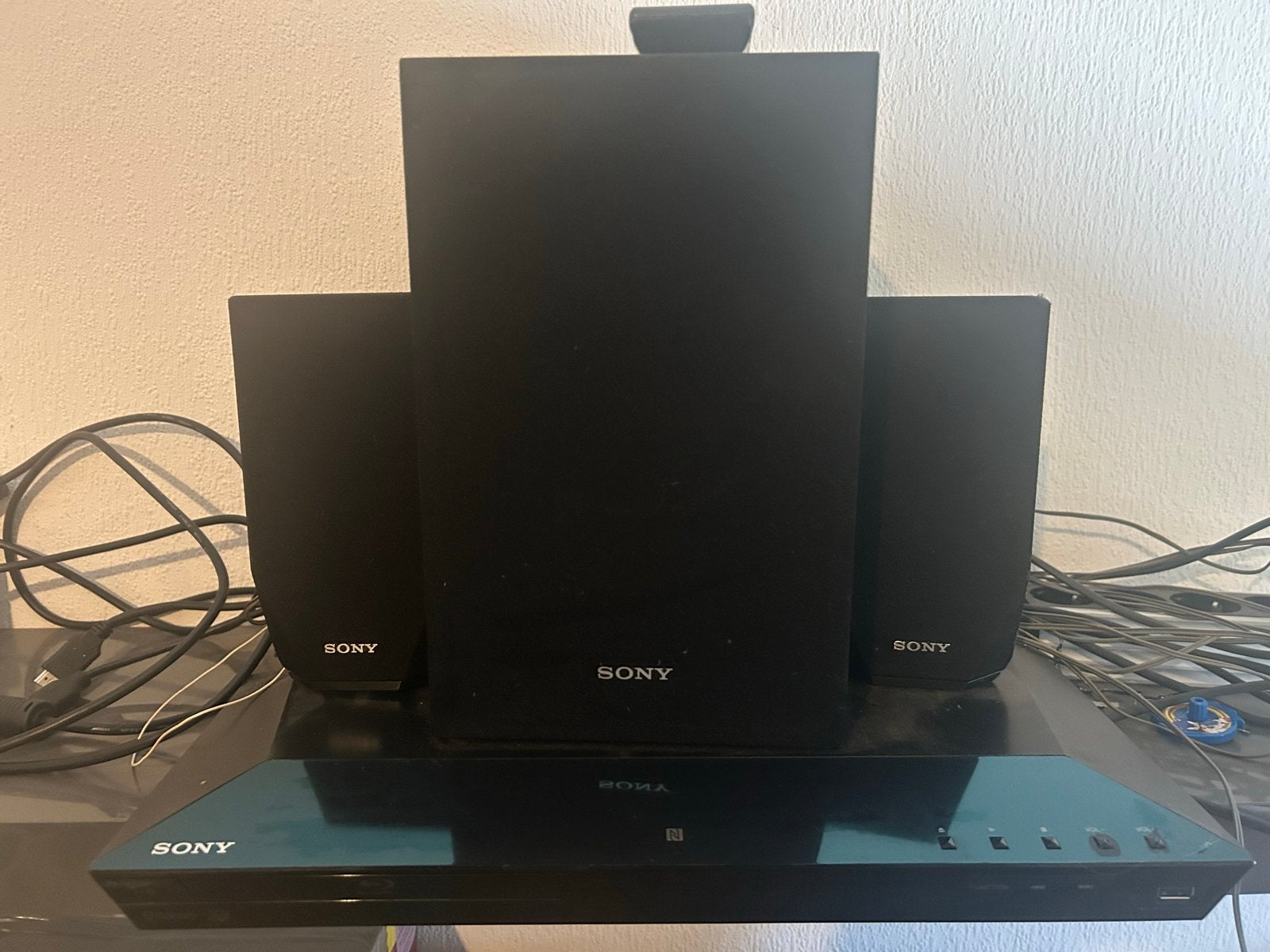 Sony Home Cinema Set met Blu-ray Speler en 2.1 Geluid, Audio, Tv en Foto, Ophalen, Gebruikt, 2.1-systeem, Blu-ray-speler