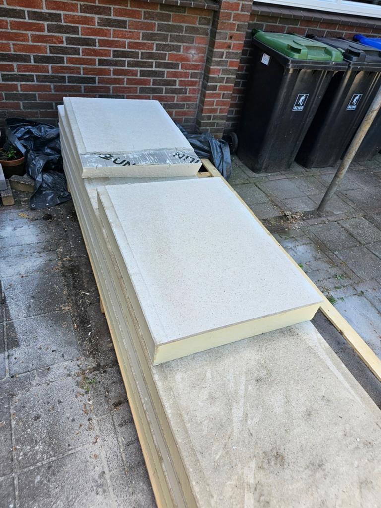 PIR isolatieplaten met cementvezelplaat, Ophalen, Hardschuim (Pir), 5 tot 10 m²