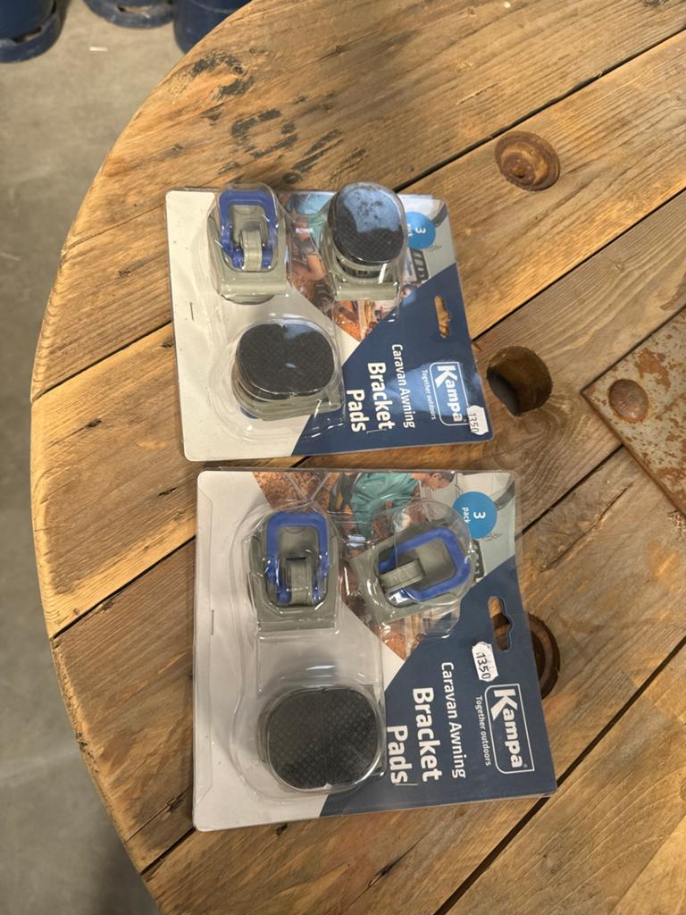 Kampa Caravan voortent/ Luifel Beugel Pads (2x 3-pack), Ophalen of Verzenden, Nieuw