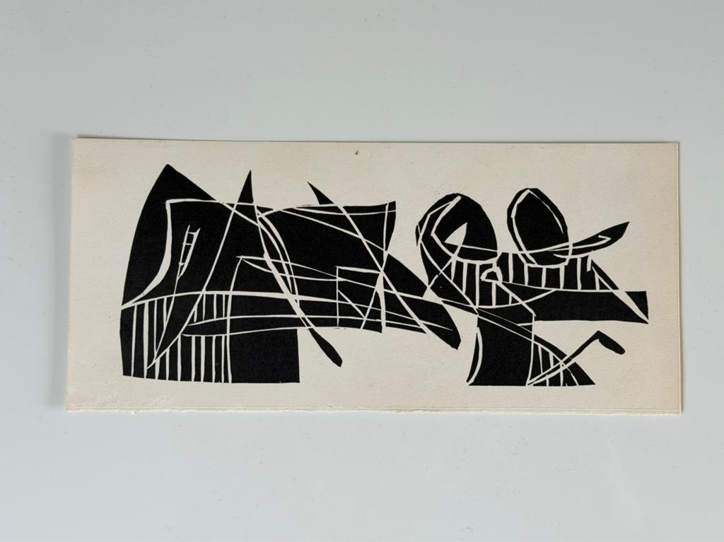 Jan van der Zee (de Ploeg) - Linosnede, Antiek en Kunst, Ophalen of Verzenden