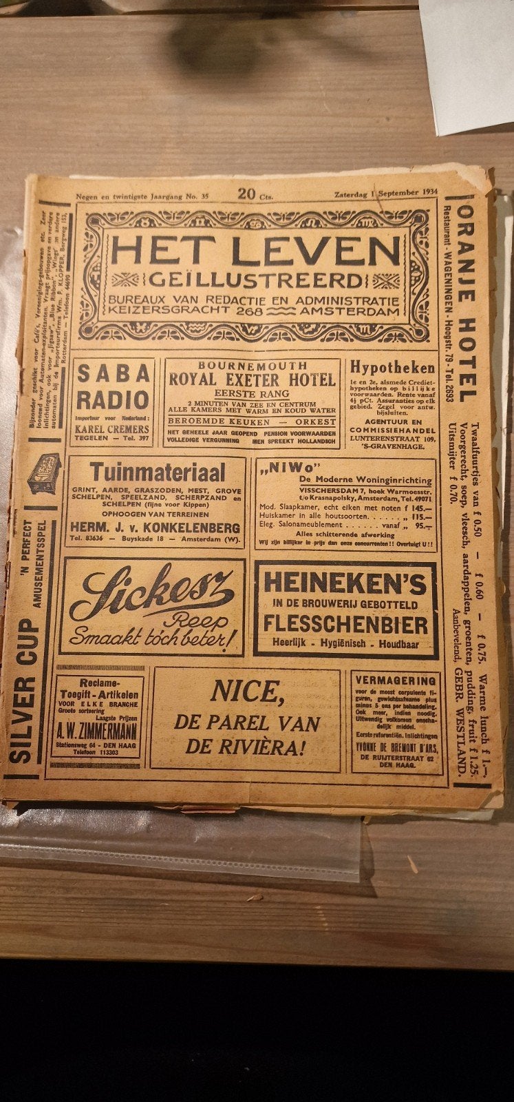 Uniek Historisch Tijdschrift 'Het Leven Geïllustreerd' 1934, Boeken, Ophalen of Verzenden
